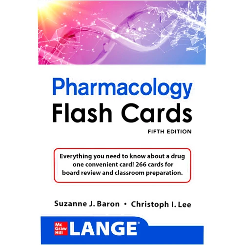 By Suzanne Baron (Author), Christoph Lee (Author) LANGE Pharmacology Flash Cards, Fifth Edition