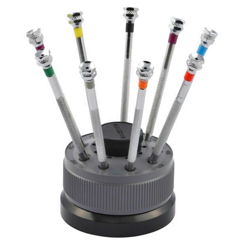 Ewatchparts 9 SCREWDRIVER COMPATIBLE WITH PANERAI MARINA LUMINOR RADIOMIR GMT SET STAND EXTRA BLADE TOOL