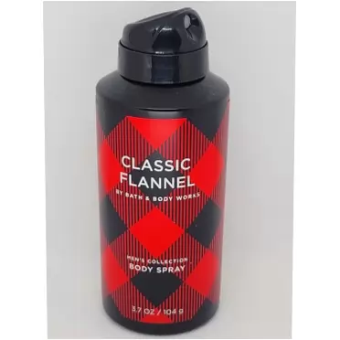 Bath & Body Works Bath and Body Works Classic Flannel Men's Collection Body Spray 3.7 Ounce Full Size