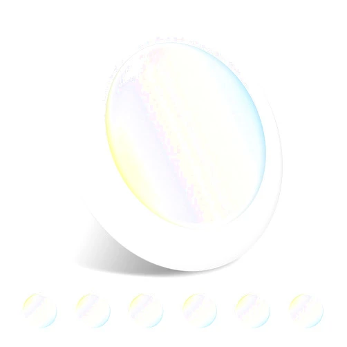Amico 6 Pack 5/6 Inch LED Disk Lights, Dimmable Flush Mount Ceiling/Recessed Disc Lights, 2700K/3000K/4000K/5000K/6000K Selectable, 12W=110W, 1050LM, Low Profile Surface Mount Can Lights, ETL&FCC