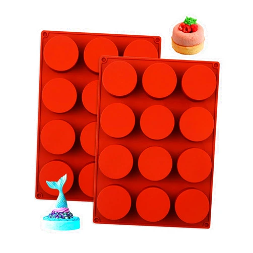 Fusang round Silicone Lollipop Molds,Hard Candy Chocolate Sucker Mold