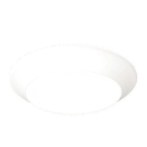 Westinghouse 6134000 Makira Traditional One-Light, 7.5 Inch 16 Watt Dimmable LED Indoor/Outdoor Surface Mount Fixture with Color Temperature Selection, White Finish, Frosted Acrylic Shade