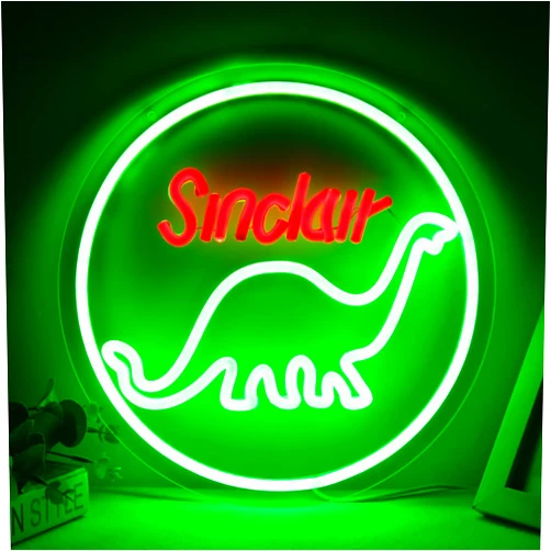 Pugna Dinosaur Neon Signs for Wall Decor Cute Neon Lights for Bedroom Led Business Signs Suitable for Bedroom Man Cave Christmas Gift for Kids