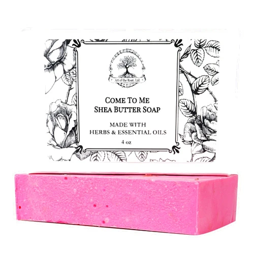 Art of the Root Come to Me Soap Bar | With Shea Butter, Herbs & Essential Oils | Love, Commitmment, Fidelity & Attraction Rituals | Wiccan, Pagan, Magick
