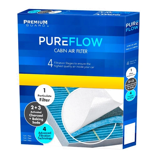 Premium Guard Pureflow Cabin Air Filter PC99452X | Fits 2024-22 INFINITI QX55, 2023-19 QX50, 2022-21 Nissan Rogue