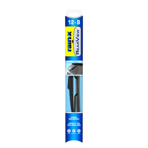 Rain-X 850028 RearView 12-B Rear Wiper Blade, 12 Inch Composite Rear Wiper Blade, Fits Rock Lock 3 (Pack Of 1), Automotive Replacement Wiper Blades That Meet Or Exceed OEM Quality And Design Standards
