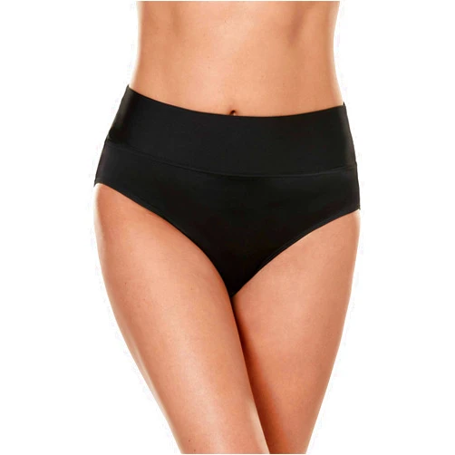 Miraclesuit Women's Swimwear Fold Over Tummy Control Full Coverage Swim Bathing Suit Bottom