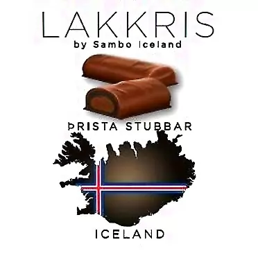 Sambo Þristastubbar Iceland Lakkris Chocolate Bars 130g - 4.5Oz