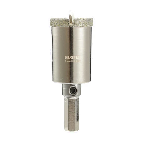 HLOFIZI 1 inch Diamond Hole Saw Tile Hole Saw for Ceramic, Tile, Glass, Granite, Porcelain, Marble, with Guiding Drill Bit
