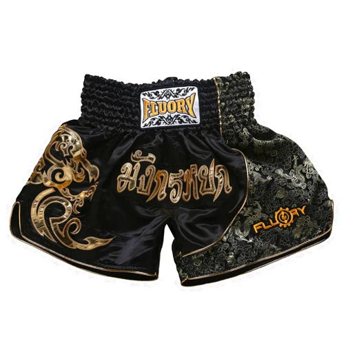 FLUORY Muay Thai Fight Shorts,MMA Shorts Clothing Training Cage Fighting Grappling Martial Arts Kickboxing Shorts Clothing