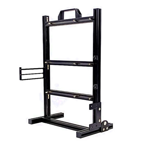EDIY DIY Computer Chassis Bracket Open Motherboard Case Rack ATX Vertical Horizontal PC Game Chassis Rack Water-Cooled PC Test Bench Creative Overclocking Aluminum Frame Good Heat Dissipation All Black