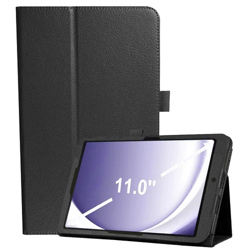 EKVINOR Case for Galaxy Tab A9 Plus 11 Inch 2023, Slim Protective Stand Cover PU Leather Case for Samsung Galaxy Tab A9+/A9 Plus 11 Inch Tablet 2023 Released Model (SM-X210/X216/X218), Black