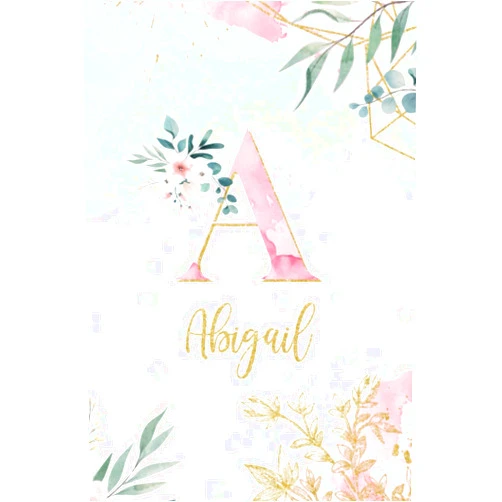 By Abigail Pink (Author) Abigail Notebook: Pink, Cute Heart, Personalized Name, Cute pug journal for Abigail Blank lined Cute Notebook: A colorful 6x9