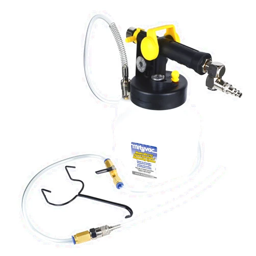 Mityvac MV7102 Fluid Extractor Dispenser for Evacuating, Topping-Off, Refilling Reservoirs or Bleeding Hydraulic Brake/Clutch Systems, 2.5 Quart, 120 PSI, Compressed Air, Vacuum or Positive Pressure