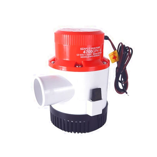 SEAFLO 01-Series Bilge Pump- 4700 GPH, 12v, Submersible Heavy-Duty Electric Bilge Pump