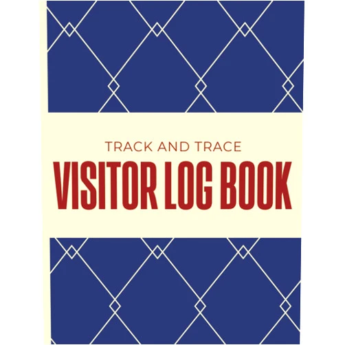 Imani Ebner Press Track And Trace Visitor Log Book: Large Staff Signing In And Out Book & Contact Tracing Register To Record Date, Name, Reason For Visit, Phone, Time In & Out And Sign For Business