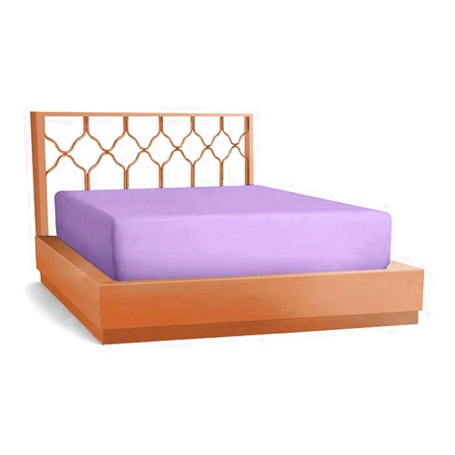 PG Beddings Luxury & Softest 1000 Thread Count 100% Egyptian Cotton - 1 Fitted Sheet Only - Solid Lavender Twin Size Fitted Sheet 12