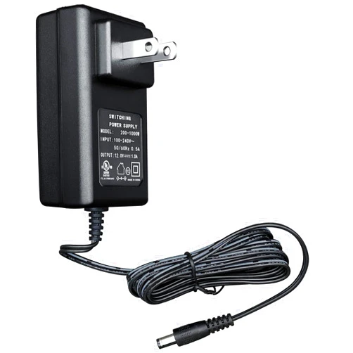 OXZEEWEE UL Listed 12V 1A Power Supply Adapter, 1000mA 12W 6ft Long AC DC Switching Power Adapter Cord for DC 12V 1000mA 900mA 800mA 700mA 600mA 500mA 400mA 300mA 200mA 100mA Electronics