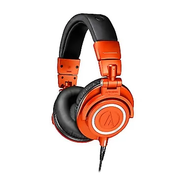 Audio-Technica ATH-M50XMO Professional Monitor Headphones, Metallic Orange Metallic Orange Wired Headphone