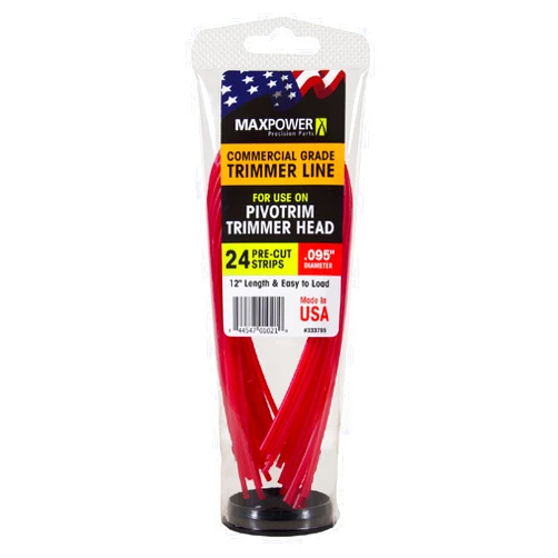 MaxPower 333795 Pivotrim Commercial Grade Trimmer Line Replacement Strips .095