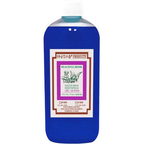 INDIO Peaceful Home -Spiritual Ritual and Spells Anointing Oil-16 oz