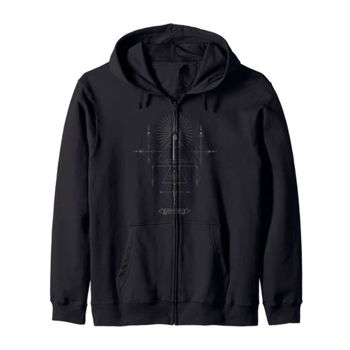 Q Branch Woodworks Woodturning - 40-40 grind celebration woodworking Zip Hoodie