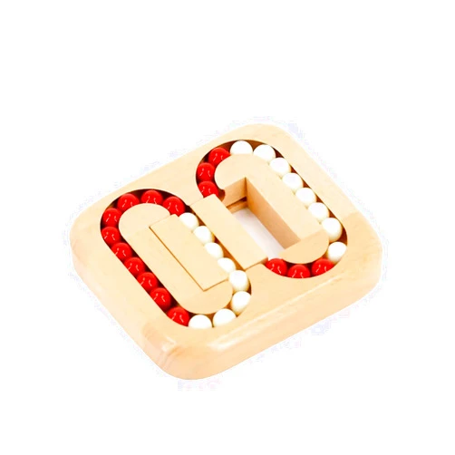 TNBUENO Dementia Games, Wooden Tile Brain Maze Game for Seniors Older Adults, Easy Puzzle Toys for Alzheimer's, Planar Toys Brain Logic Activities Products for Elderly, Gifts for Adults with Dementia