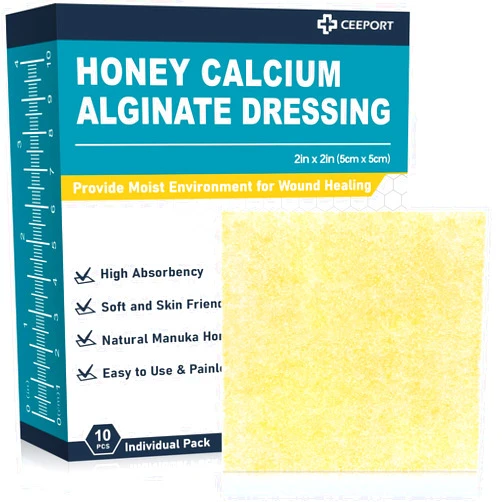 Ceeport Manuka Honey Calcium Alginate Wound Dressing, 2