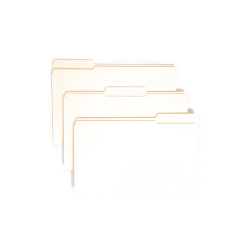 Smead File Folder, Reinforced 1/3-Cut Tab, Assorted Positions, Legal Size, Manila, 100 per Box (15334)
