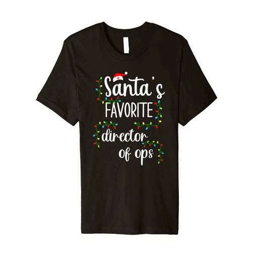 INSPIREMETEES Director of Operations Apparel Funny Christmas 