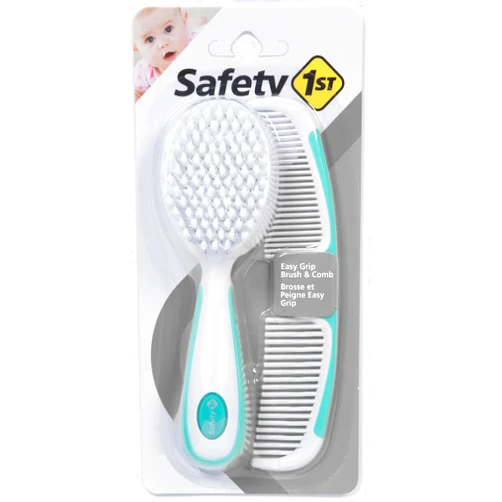Safety 1st Easy Grip Brush and Comb, Colors May Vary