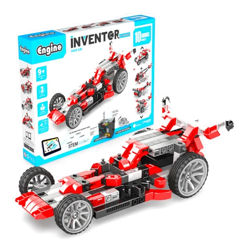 Engino- Inventor STEM Toys, Motorized Race Car Construction Toys for Kids 9+, Educational Toys, STEM Projects, STEM Building Toys, Gifts for Boys & Girls
