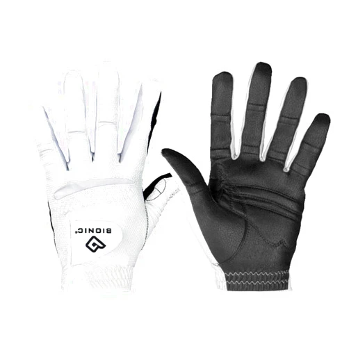 Bionic New Improved 2X Long Lasting Bionic RelaxGrip Golf Glove with Patented Double-Row Finger Grip System™ (Men's XL, Worn on Left Hand)