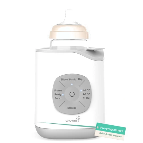 GROWNSY Bottle Warmer, Baby Bottle Warmer Fast for Breastmilk & Formula, Accurate Temperature Control, Milk Warmer for All Bottles with Thaw, Sterilizing, Keep Warm, Heat Food
