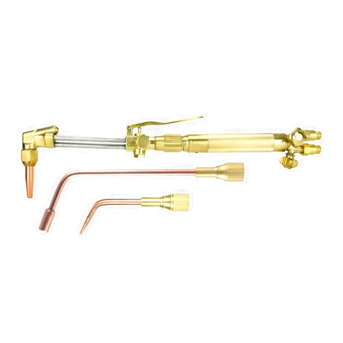 SÜA Heavy Duty Oxy-Fuel Torch Compatible with Harris with Check Valves + Cutting Tip + Welding Tip + Heating Tip (Acetylene)
