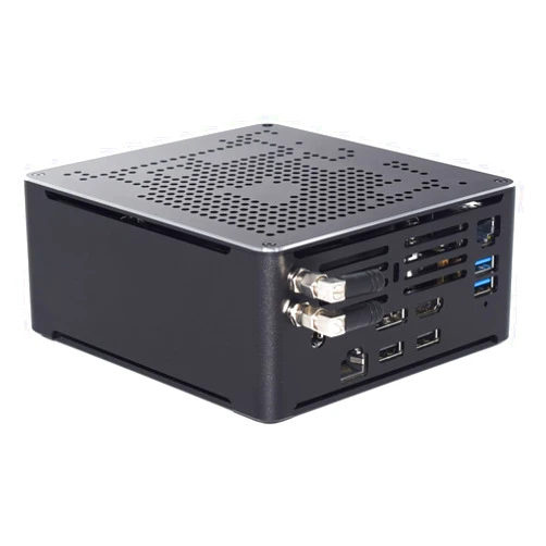 BASOARO Micro Desktop PC Win 11 Pro, Small PC Core i9 9880H Processor, 64G RAM 512G SSD 1TB HDD, Dual Gigabit Ethernet, DP & HD Dual Output, Type-C, 6 USB, WiFi, BT, Mini Tower PC