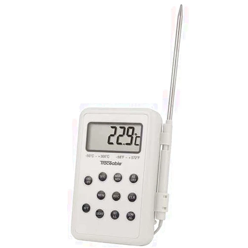 Traceable Calibrated Waterproof Data-Logging Thermistor Thermometer