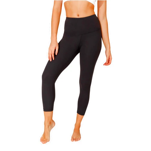 Yogalicious High Waist Ultra Soft Lightweight Capris - High Rise Yoga Pants
