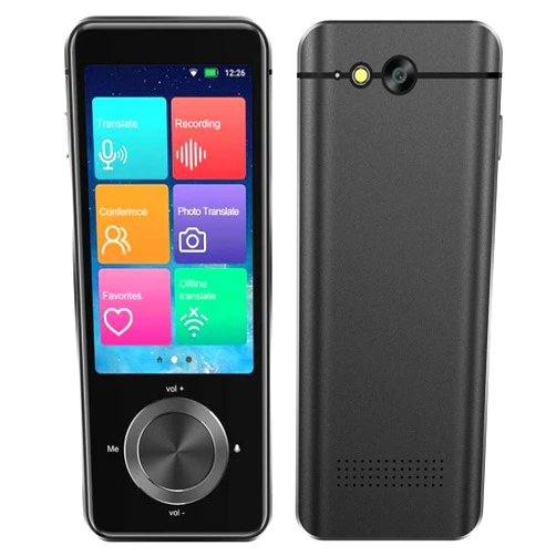 OBAOYY 12 Offline Languages Translator Device | 43 Languages Photo Translate | 107 Languages Portable Instant Voice Translation | for Study, Work, Travel Recording Translate Equipment