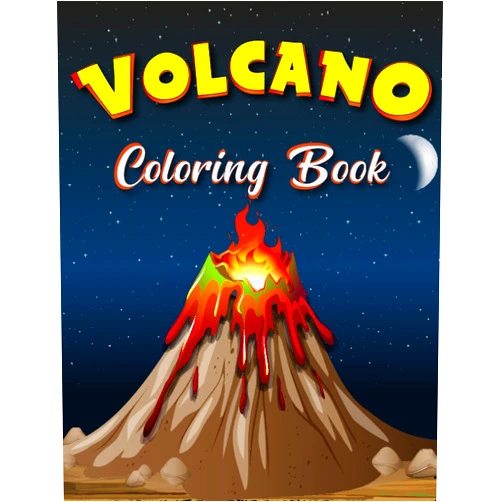 Mina Creations Volcano Coloring Book For Kids Ages 4-8: 30 high quality Volcanoes coloring pages, Coloring Book For Volcanoes Lovers, Teens Or Any Ages To Color