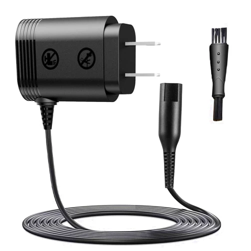 RoyDSMumey Braun Shaver Charger, 12V 400mA Wall Power Adapter for Braun Shaver Series 1 3 5 7 9 + Razor Cleaning Brush