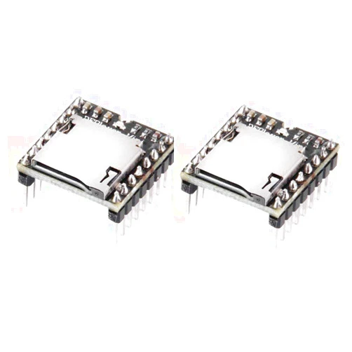 HiLetgo 2pcs mp3 Player Mini MP3 Player Audio Voice Module TF Card U Disk Board for DFPlayer Audio Voice Music Module