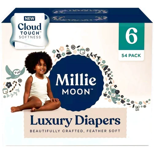 Generic Millie Moon Luxury Diapers - (Size 6 and Count 54)