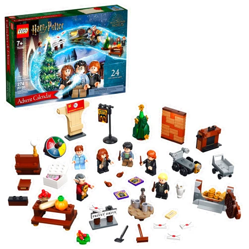 LEGO Harry Potter Advent Calendar 76390 for Kids; 24 Cool Harry Potter Toys Including 6 Minifigures; New 2021 (274 Pieces)