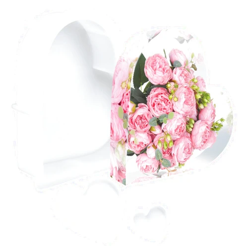 KISREL Large Heart Resin Molds, Heart Shaped Silicone Molds for Epoxy Resin, Large Resin Molds for Flower Preservation, Deep Pour Molds for Furniture Decoration, DIY Wedding Bouquets, Valentine's Day Gifts