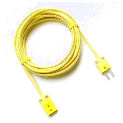 MN Measurement Instruments K-Type Thermocouple Extension Cable Wire with Miniature Mini Thermocouple Connectors 15 ft (= 5 Yard) Long