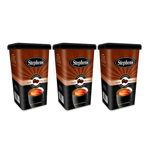 Stephen's Gourmet Hot Cocoa, Dark Chocolate, 14 OZ (Pack of 3)