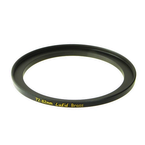 LUŽID X2 Brass 72mm to 82mm Step Up Filter Ring Adapter 72 82 Luzid