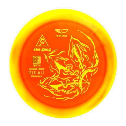 Yikundiscs Yikun PDGA Approved Stable Distance Driver - 170-175g Professional Disc Golf Driver | Glow & Glaze Line Options | Perfect for Outdoor Games & Competition
