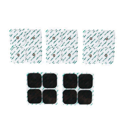 FITOP 20 Pcs Metal Snap On Electrode Pad Compatible with Compex (5 Packs)